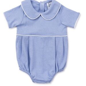 Lila & Hayes Palmer Boy’s Bubble - Blue Striped